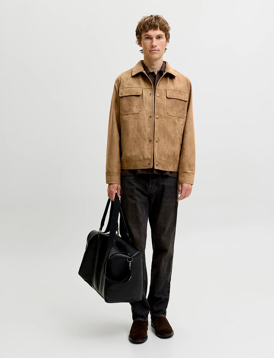 Jack & Jones - JPRBLAWAYNE TRUCKER JACKET - herbstjacken - petrified oak - 4