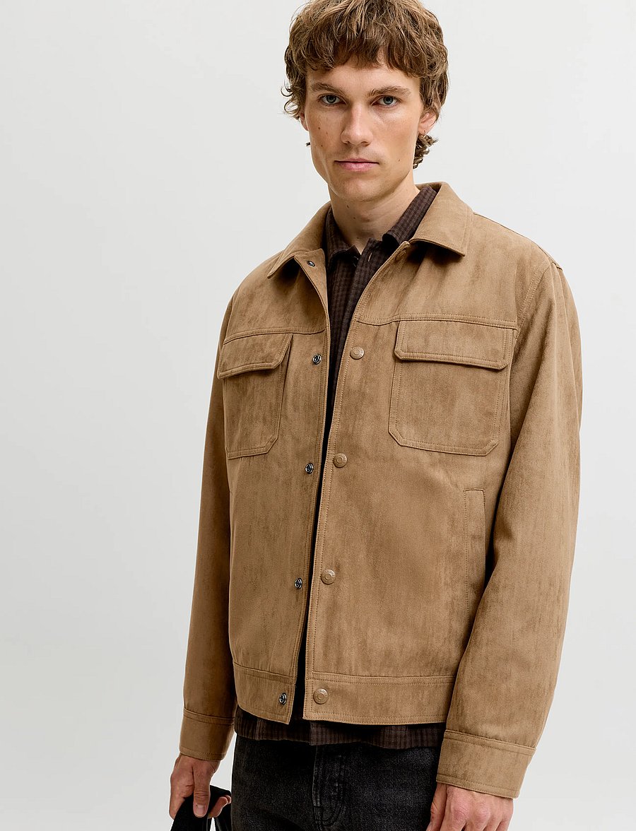 Jack & Jones - JPRBLAWAYNE TRUCKER JACKET - herbstjacken - petrified oak - 5