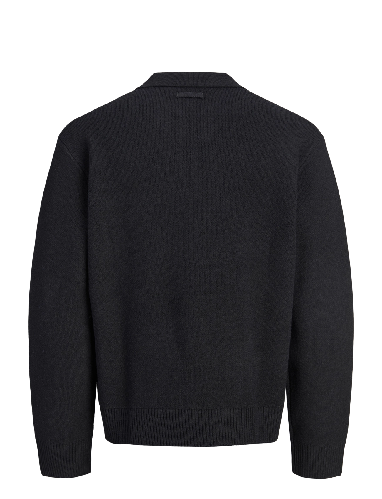 Jack & Jones - JCOLEGACY KNIT SPLIT NECK POLO - black - 1