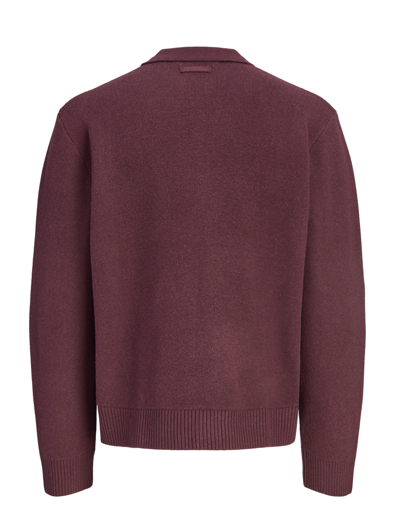 Jack & Jones - JCOLEGACY KNIT SPLIT NECK POLO - pikkade varrukatega kootud polod - fudge - 1