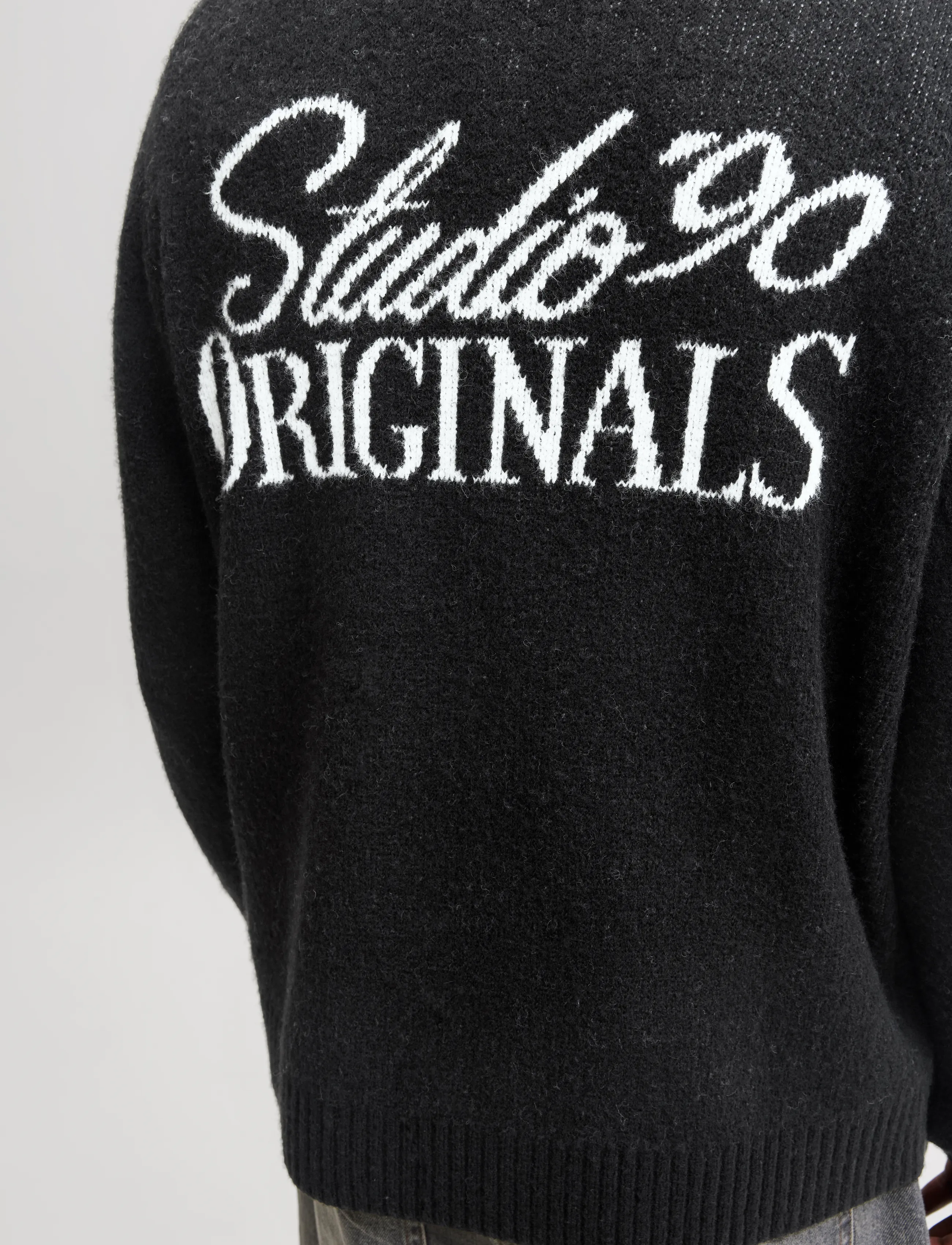 Jack & Jones - JORCHAMBERI KNIT JACQUARD CREW NECK - rund hals - black - 5