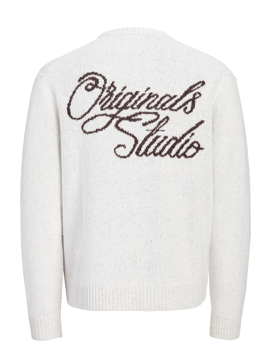 Jack & Jones - JORCHAMBERI KNIT JACQUARD CREW NECK - rundhals - sea salt - 2