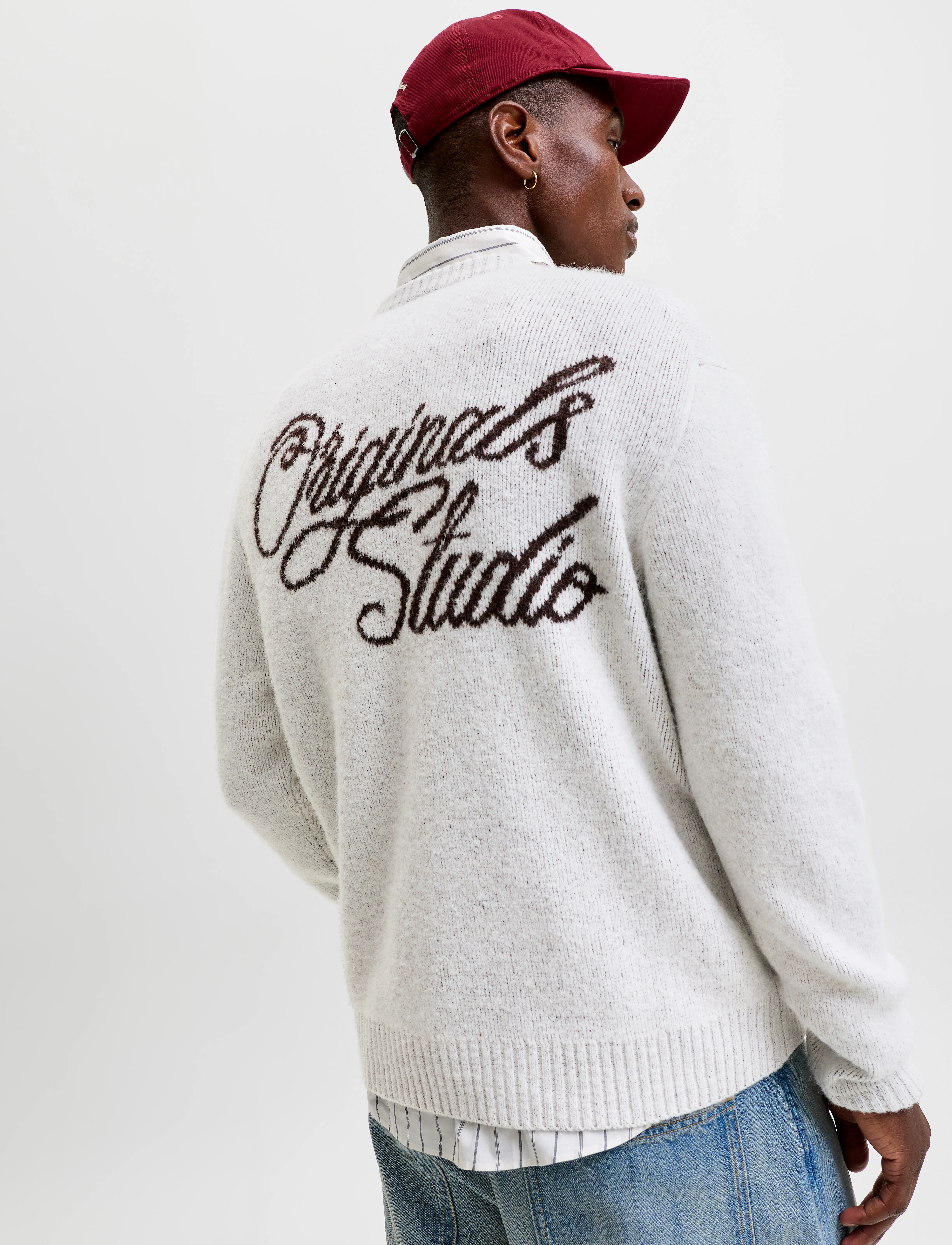 JACK & JONES Jorchamberi Knit Jacquard Crew Neck stickade tröjor herr – bild 5