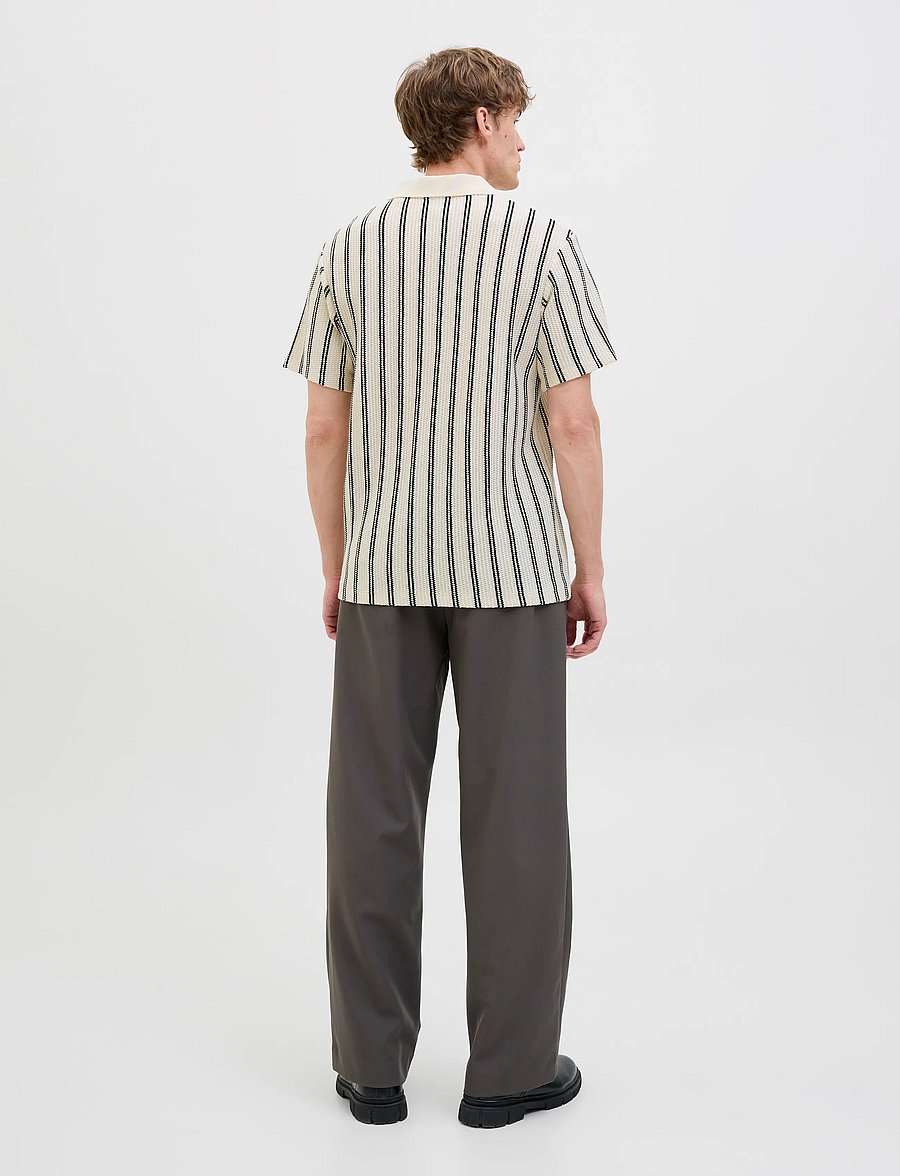 Jack & Jones - JPRBLUHARRY SS SPLIT NECK POLO SN 2PK MP - kurzärmelig - cloud dancer - 2