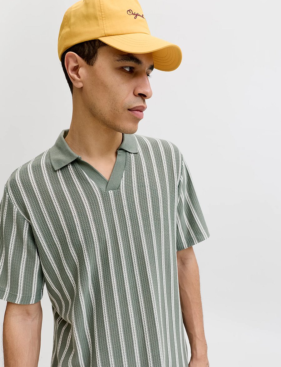 Jack & Jones - JPRBLUHARRY SS SPLIT NECK POLO SN 2PK MP - kurzärmelig - cloud dancer - 5
