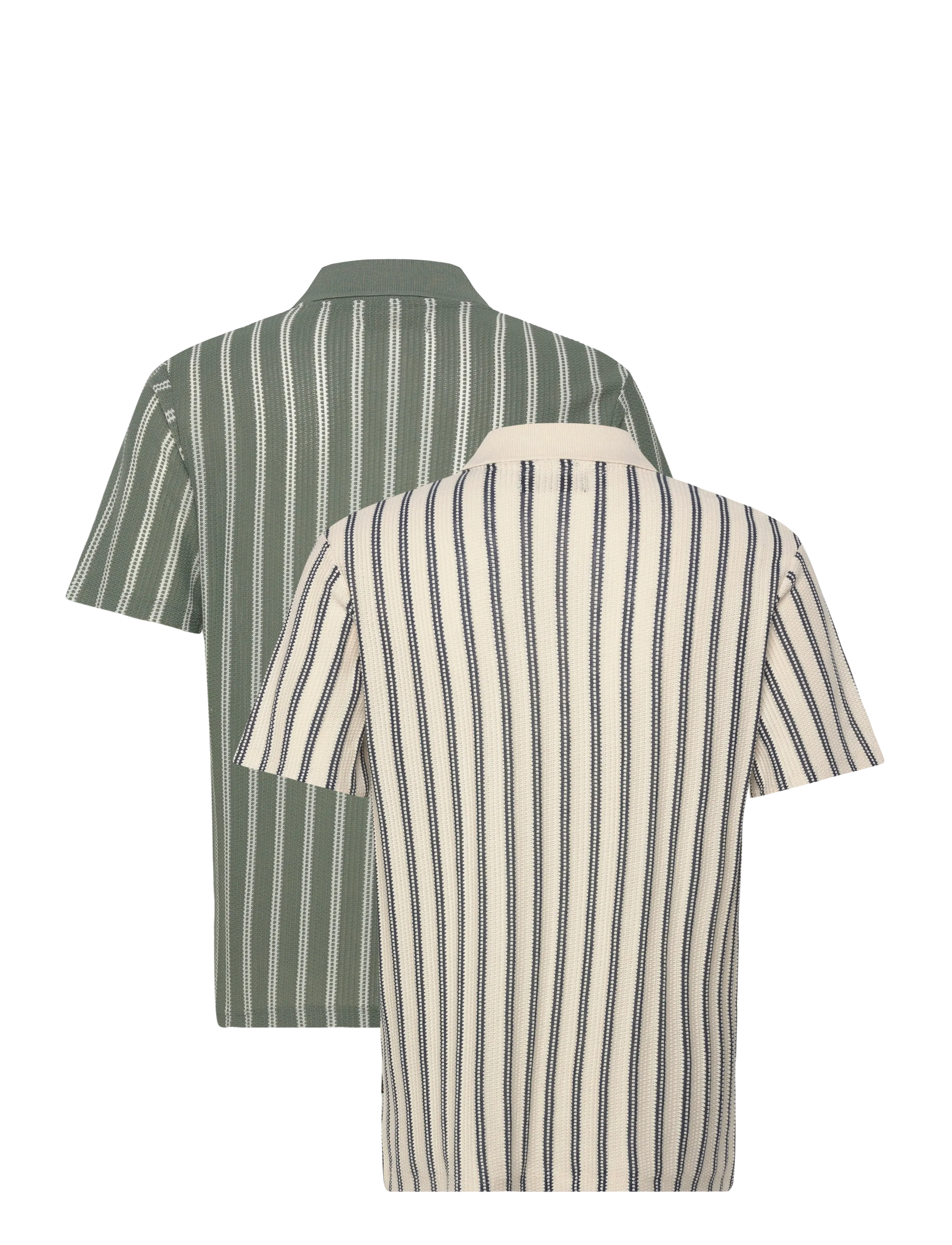 Jack & Jones - JPRBLUHARRY SS SPLIT NECK POLO SN 2PK MP - kurzärmelig - cloud dancer - 1