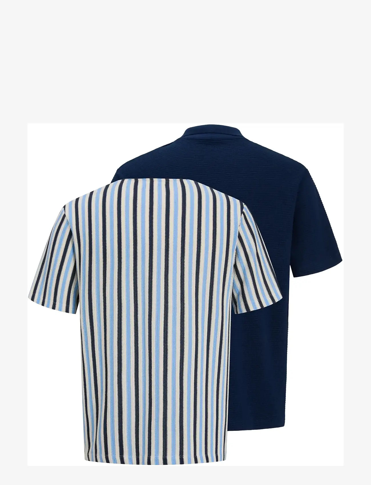 Jack & Jones - JPRBLUHARRY SS SPLIT NECK POLO SN 2PK MP - kurzärmelig - dark navy - 1