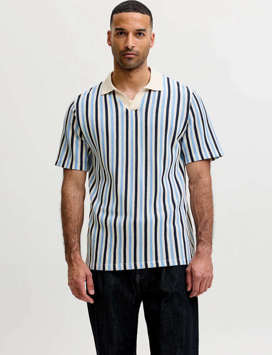 Jack & Jones - JPRBLUHARRY SS SPLIT NECK POLO SN 2PK MP - kurzärmelig - dark navy - 0
