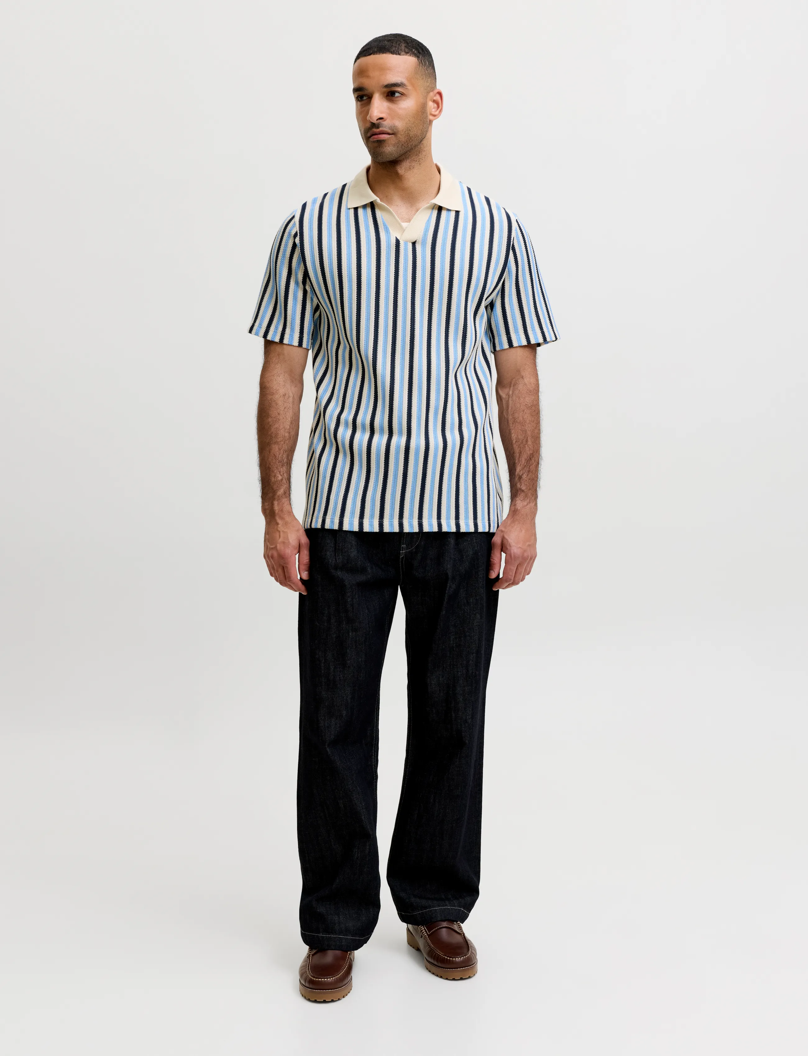 Jack & Jones - JPRBLUHARRY SS SPLIT NECK POLO SN 2PK MP - kortærmede poloer - dark navy - 4
