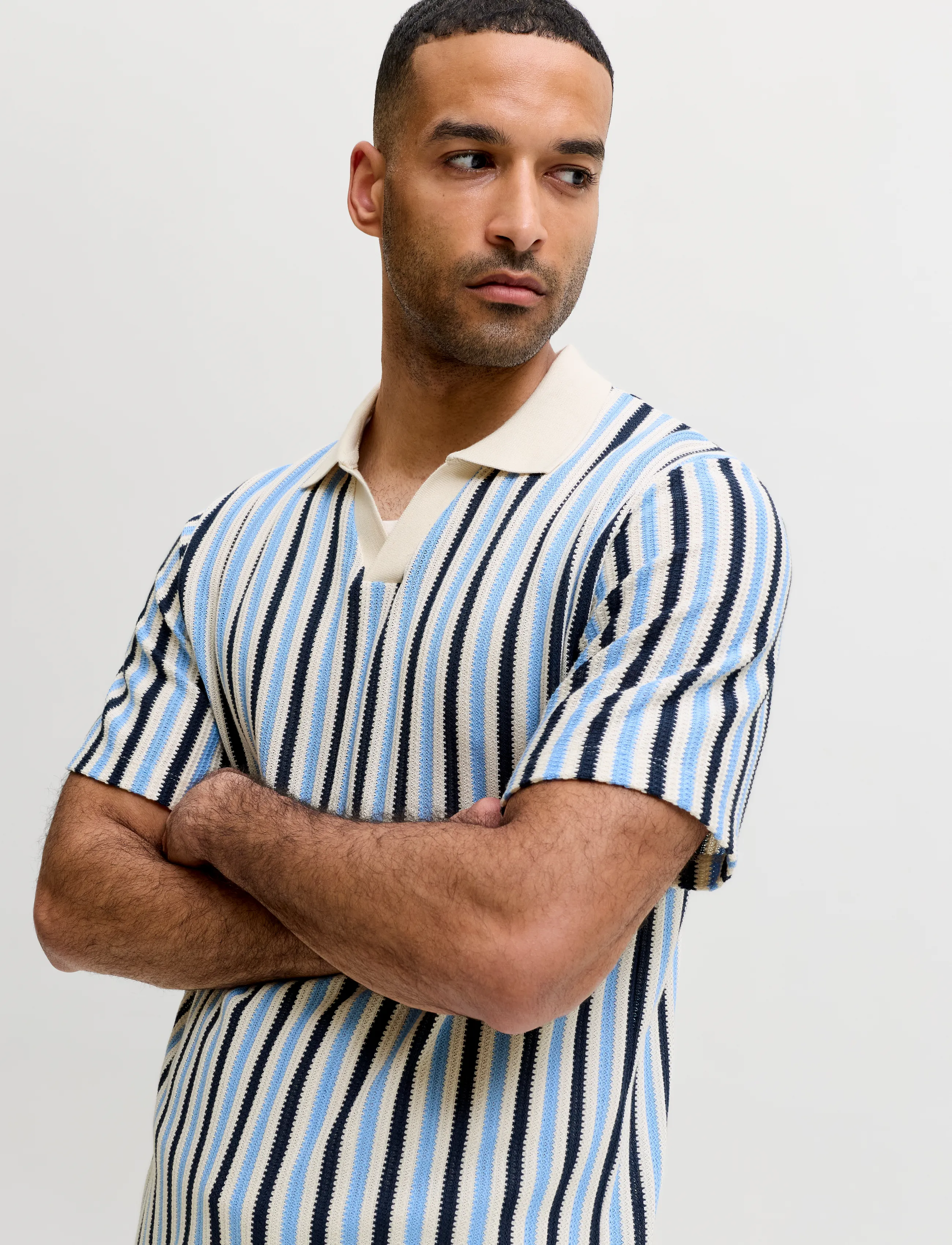 JACK & JONES Jprbluharry Ss Split Neck Polo Sn 2Pk Mp pikéer herr – bild 5