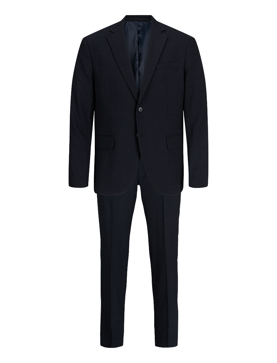 Jack & Jones - JPRSOLARIS WOOL STRUCTURE SUIT - anzüge - night sky - 1