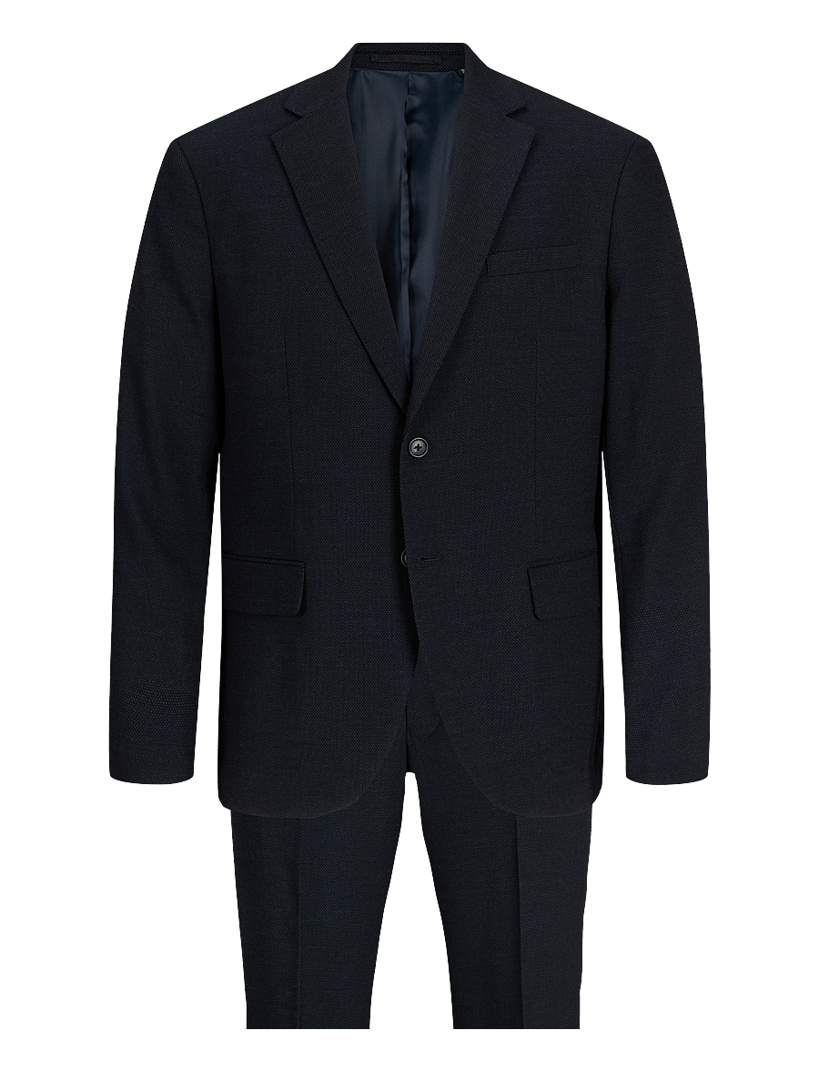 Jack & Jones - JPRSOLARIS WOOL STRUCTURE SUIT - anzüge - night sky - 2