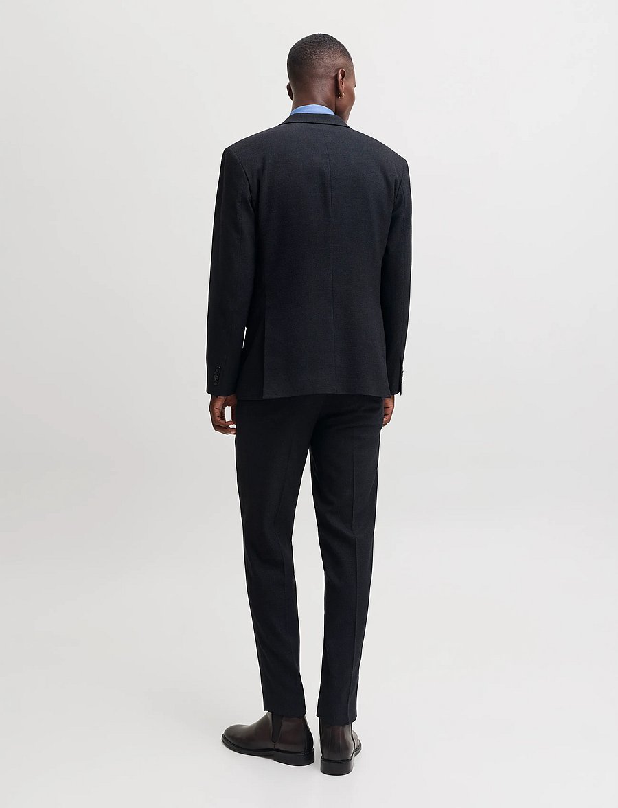 Jack & Jones - JPRSOLARIS WOOL STRUCTURE SUIT - anzüge - night sky - 3