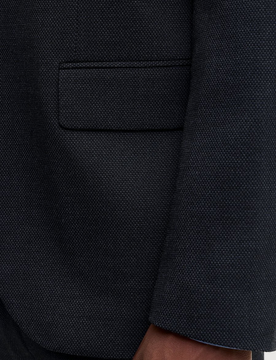 Jack & Jones - JPRSOLARIS WOOL STRUCTURE SUIT - anzüge - night sky - 5