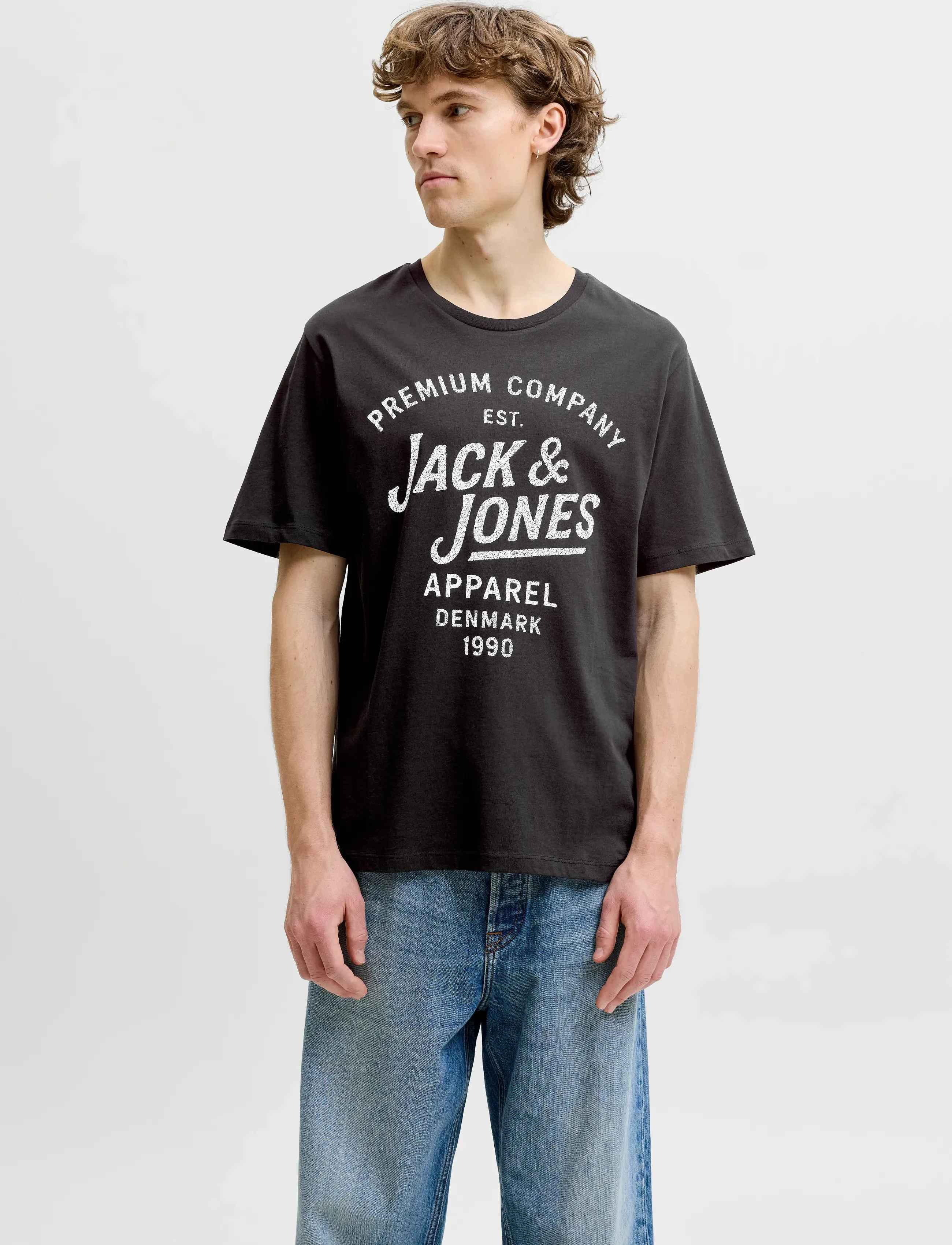 JACK & JONES Jprbluzane Ss Tee Fst 3Pk Mp t-shirts med tryck herr – bild 5
