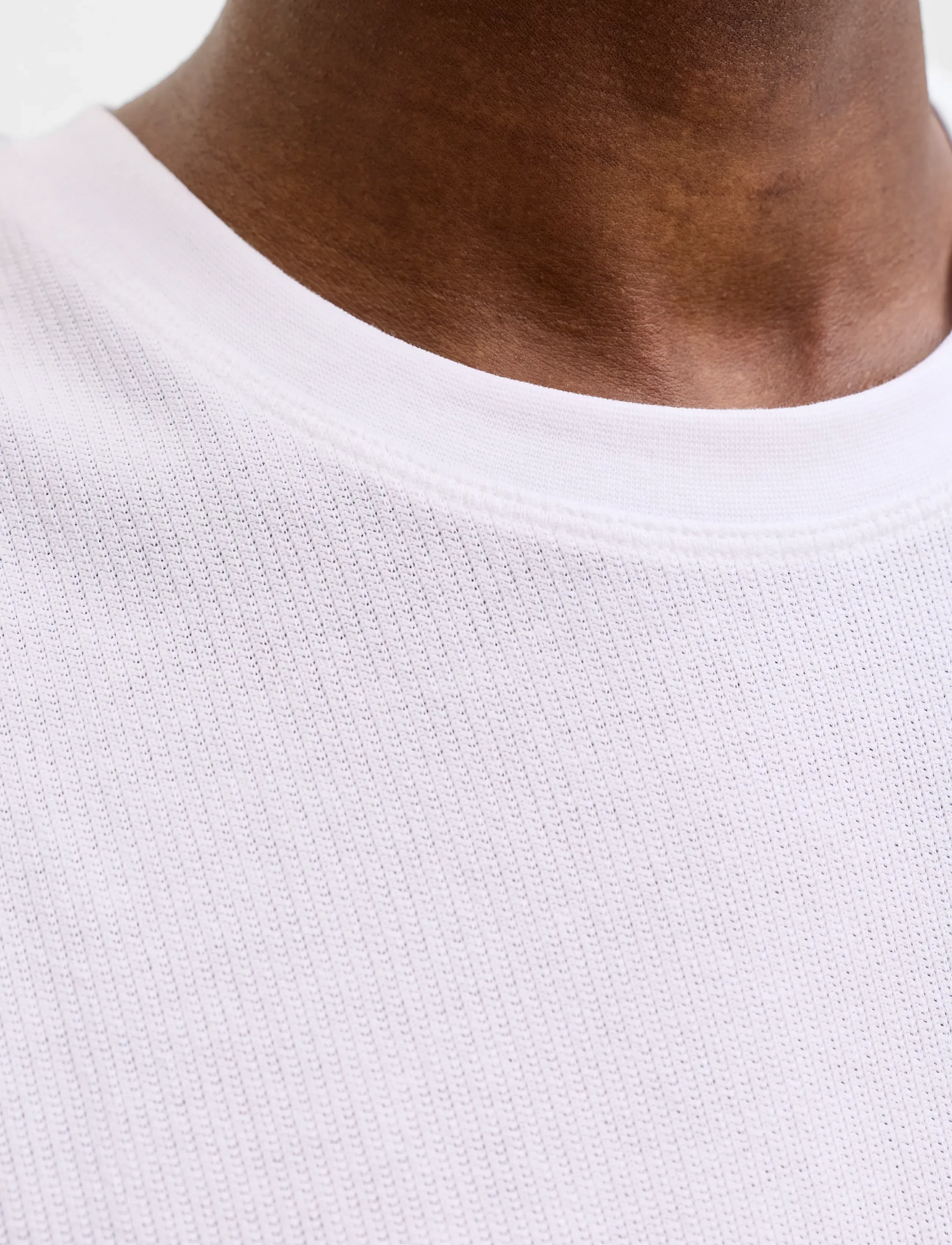 Jack & Jones - JORHYERES SLEEVELESS TEXTURE TEE 2PK MP - tanktops - bright white - 5