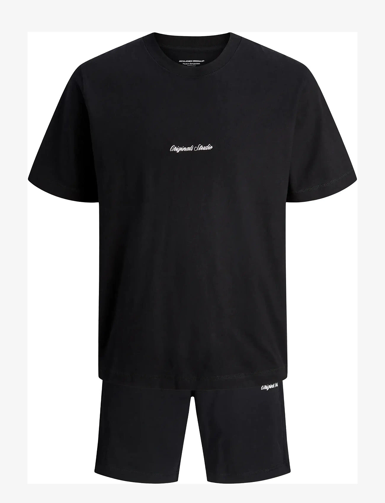 Jack & Jones - JORNORREBRO EMB TEE SS CN SET PACK MP - casual shorts - black - 2