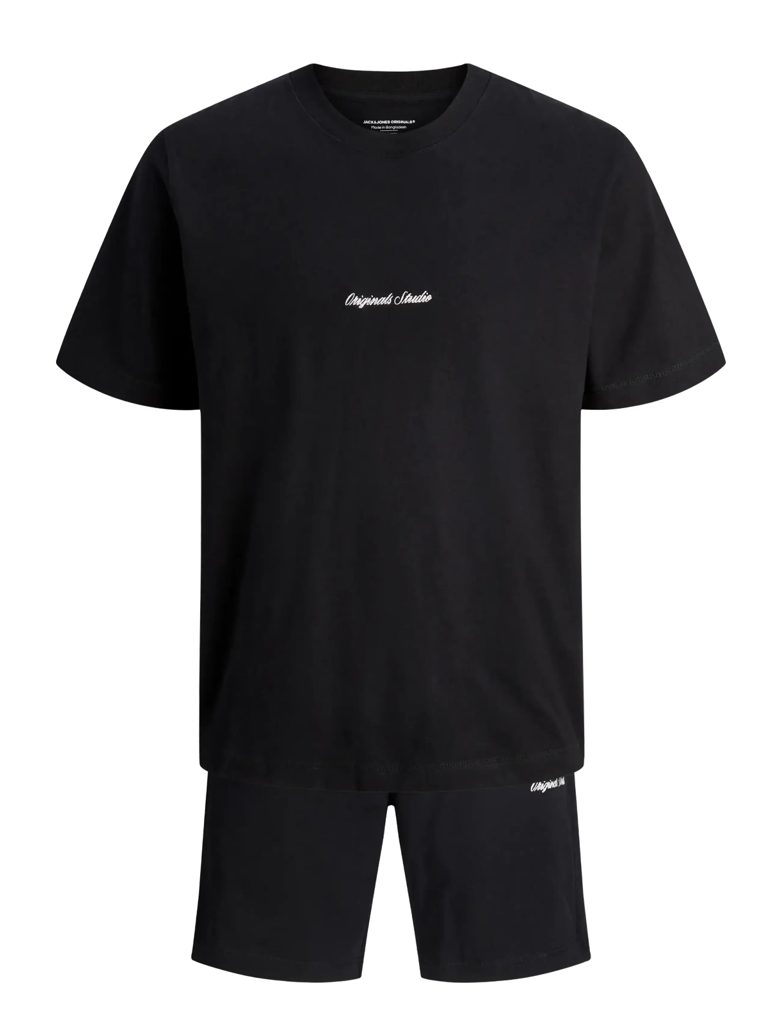 Jack & Jones - JORNORREBRO EMB TEE SS CN SET PACK MP - casual shorts - black - 2