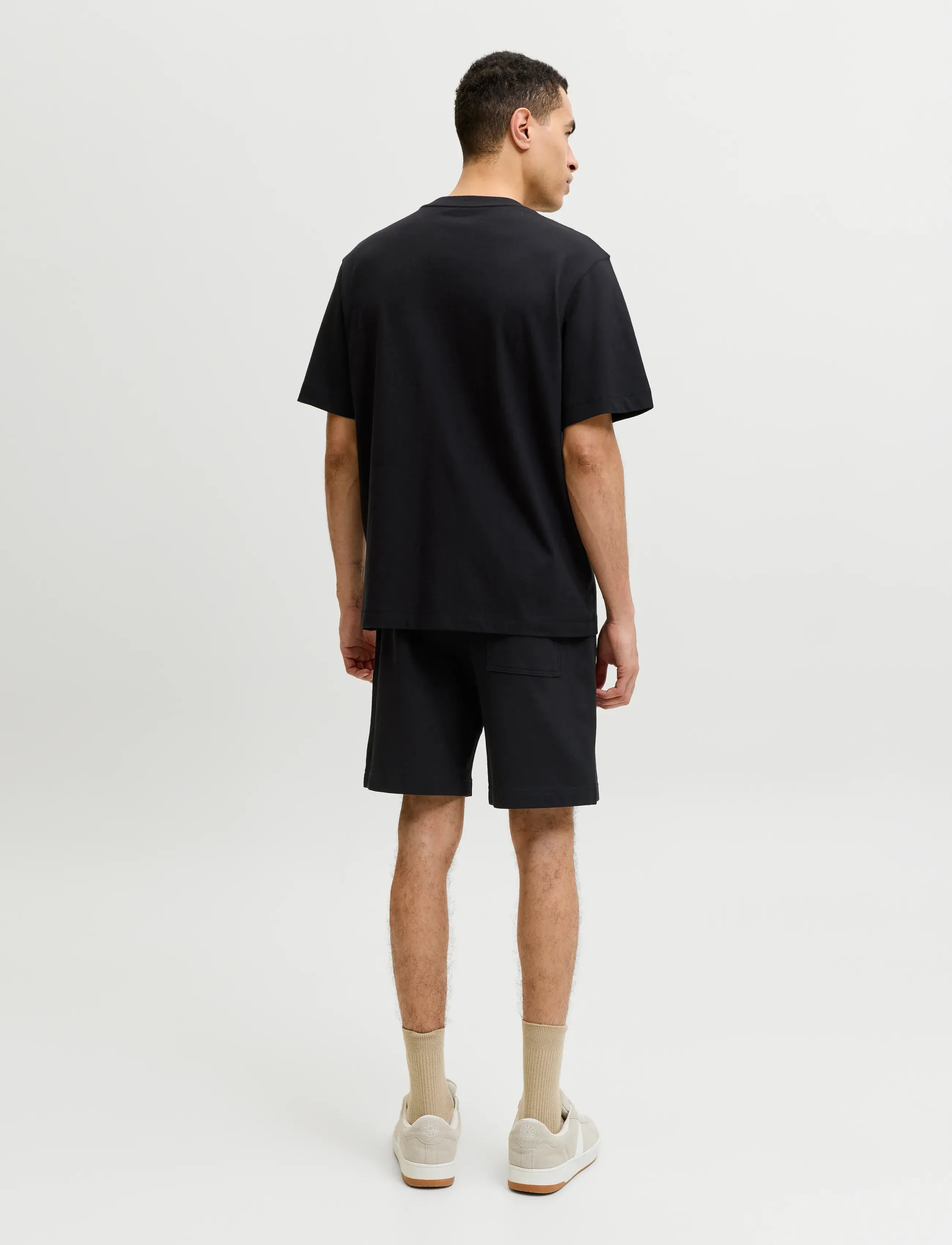 Jack & Jones - JORNORREBRO EMB TEE SS CN SET PACK MP - casual shorts - black - 3