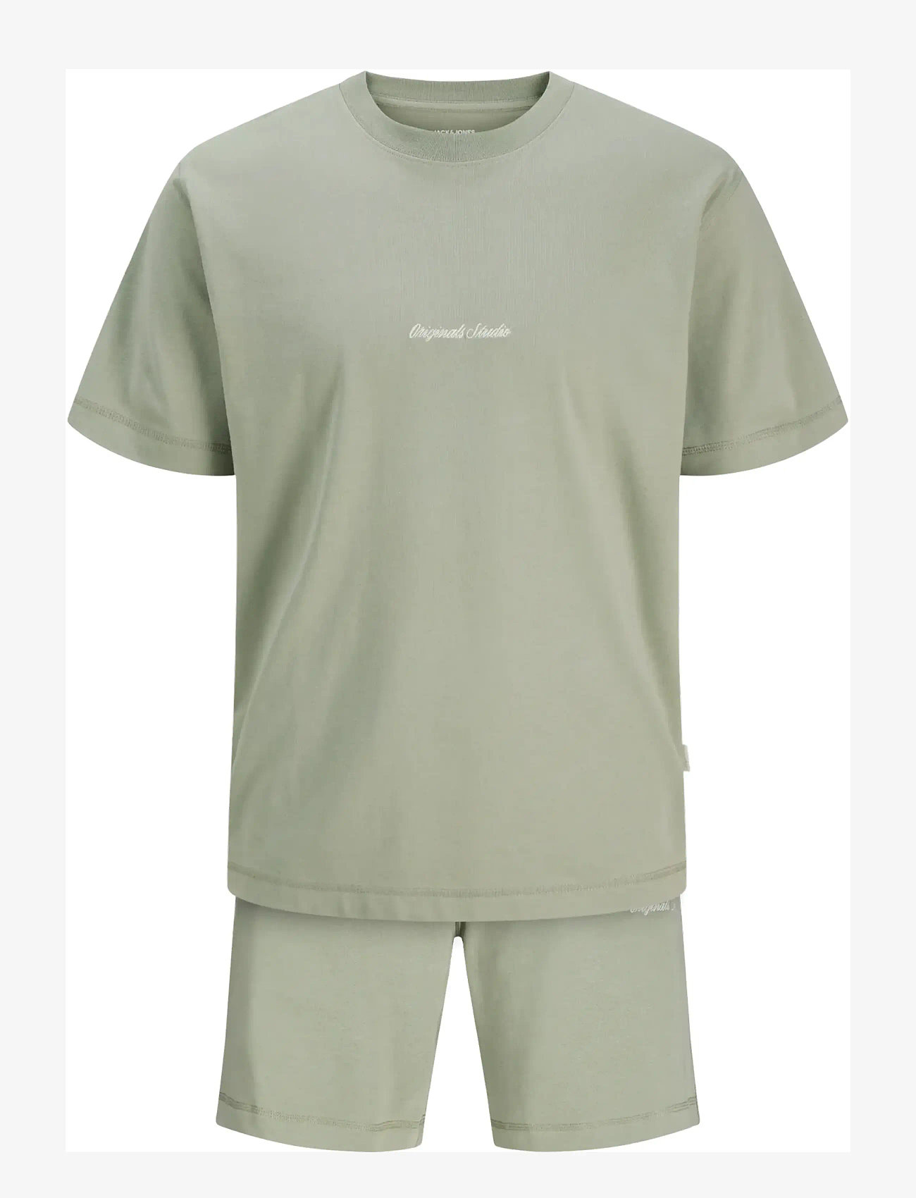 Jack & Jones - JORNORREBRO EMB TEE SS CN SET PACK MP - casual shorts - seagrass - 2