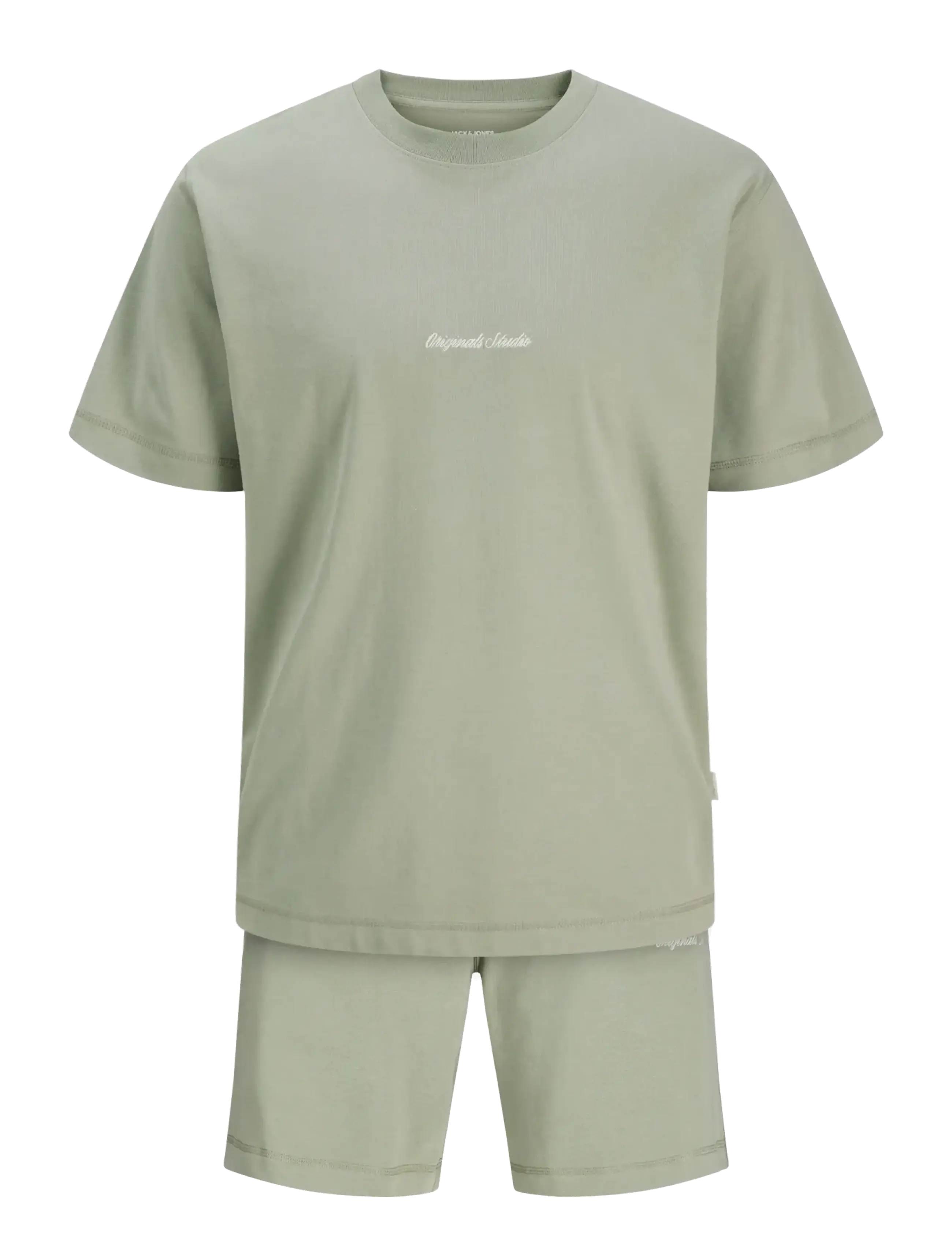 Jack & Jones - JORNORREBRO EMB TEE SS CN SET PACK MP - casual shorts - seagrass - 2