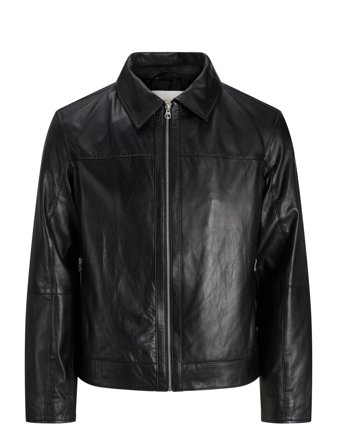 Jack & Jones - JORATOCHA LEATHER JACKET NOOS - black - 1