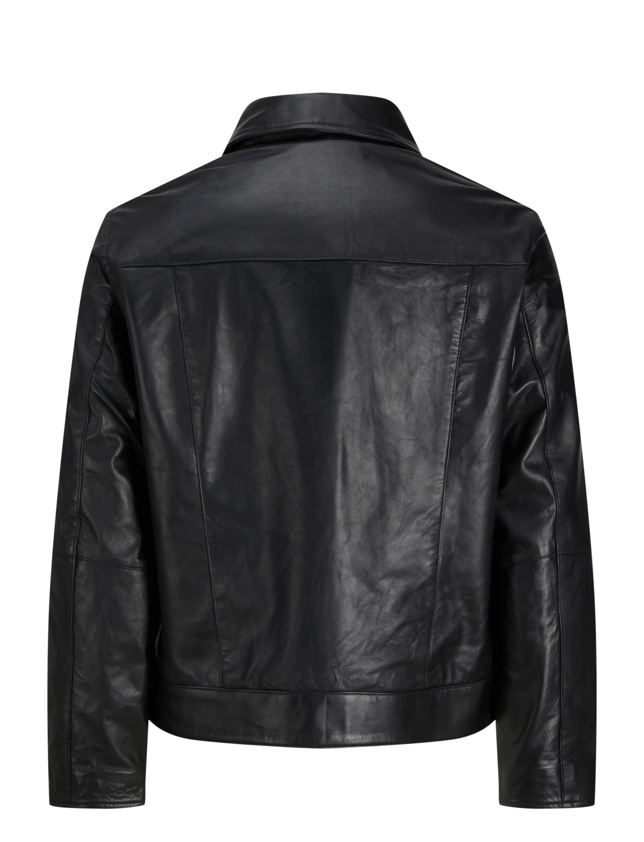 Jack & Jones - JORATOCHA LEATHER JACKET NOOS - black - 2