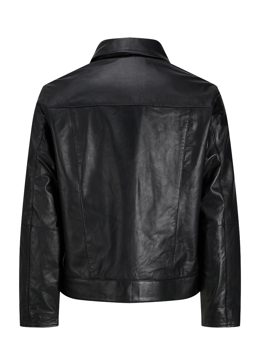 Jack & Jones - JORATOCHA LEATHER JACKET NOOS - black - 2