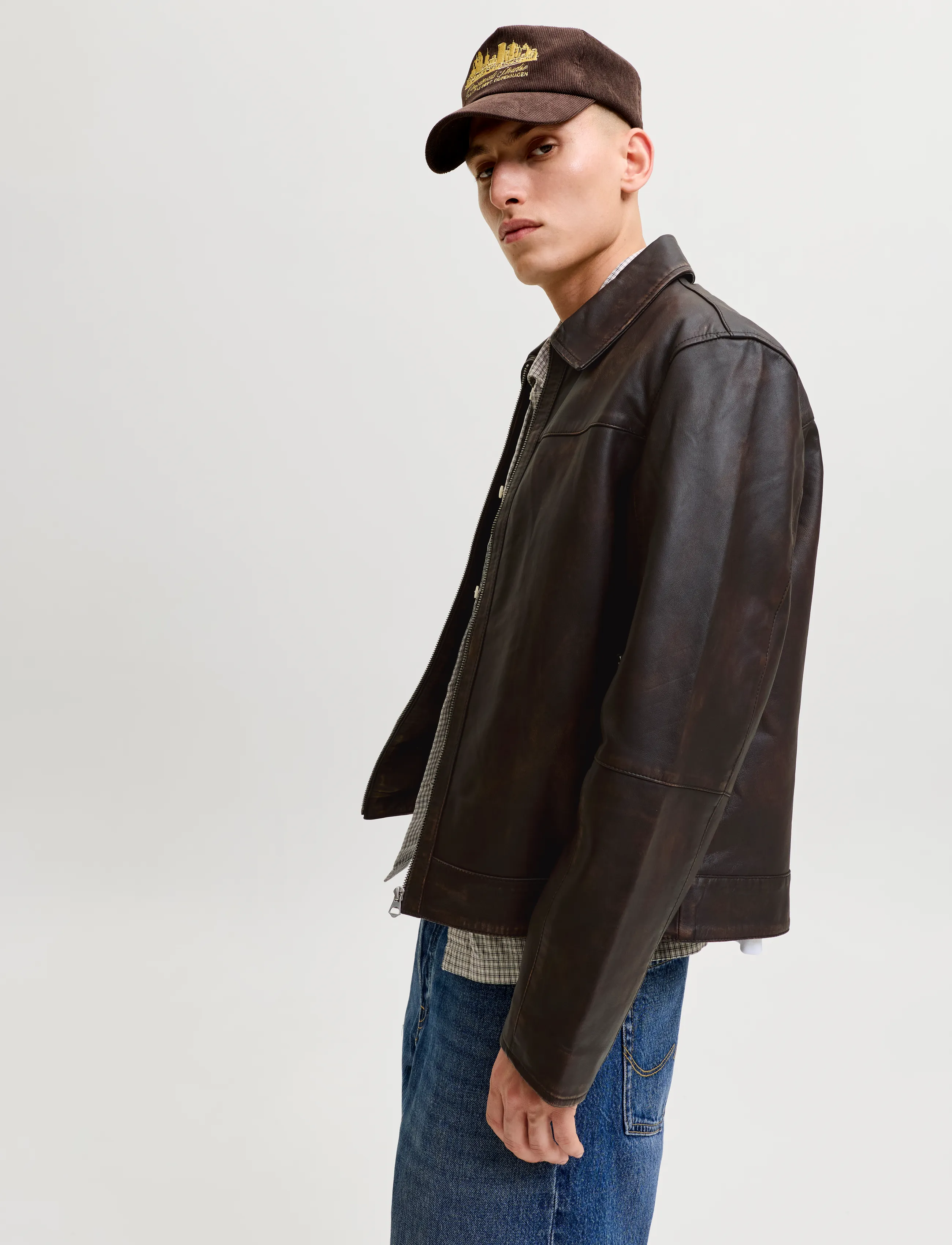 JACK & JONES Joratocha Leather Jacket Noos jackor herr – bild 5