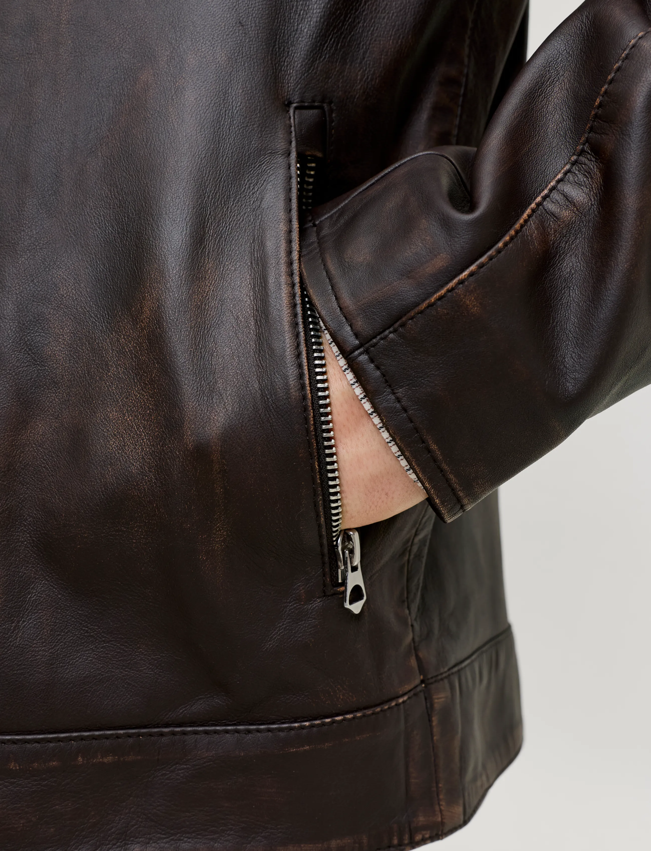 JACK & JONES Joratocha Leather Jacket Noos jackor herr – bild 6