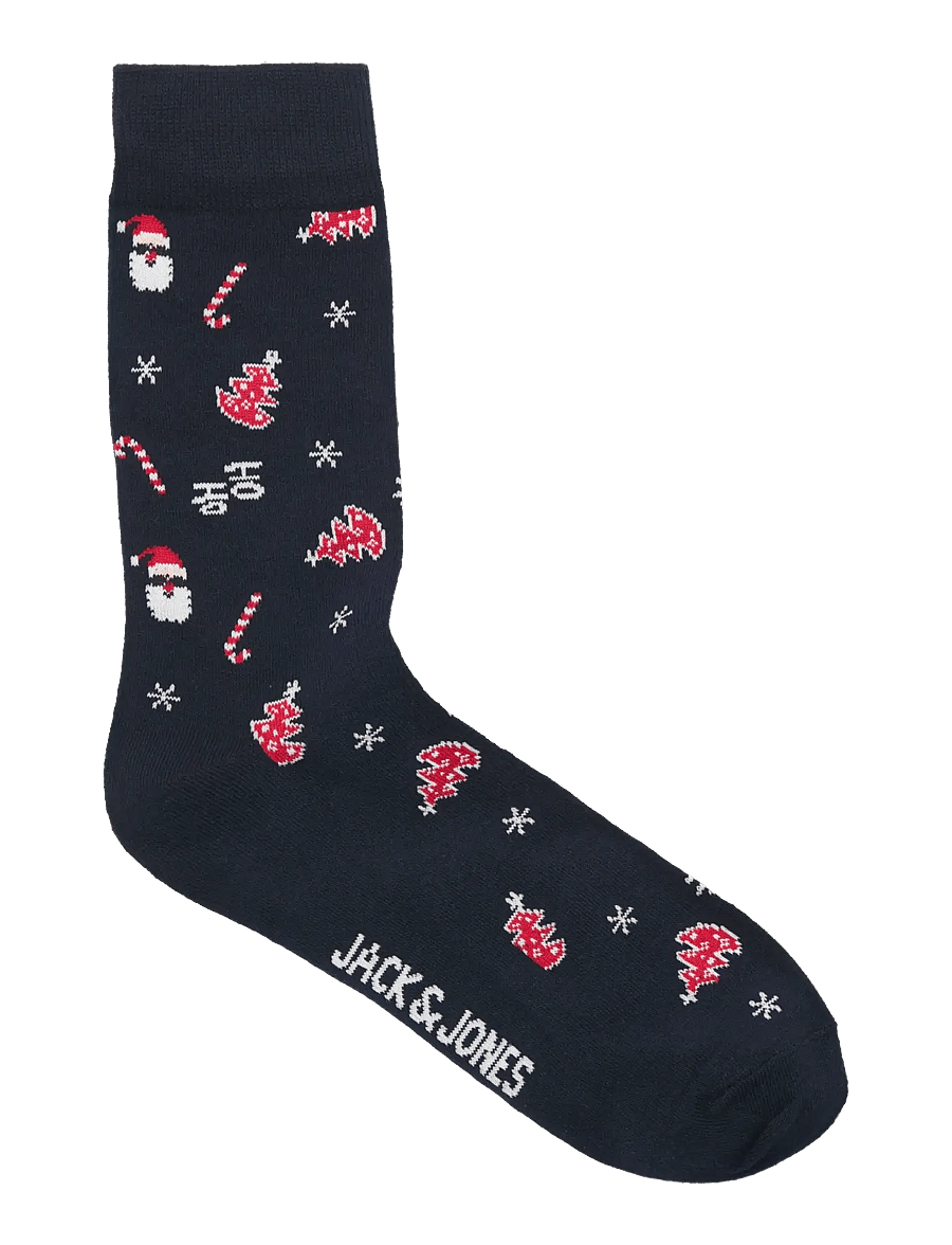 Jack & Jones - JACEDDIE XMAS SOCKS 3 PACK - sokker - rio red - 3