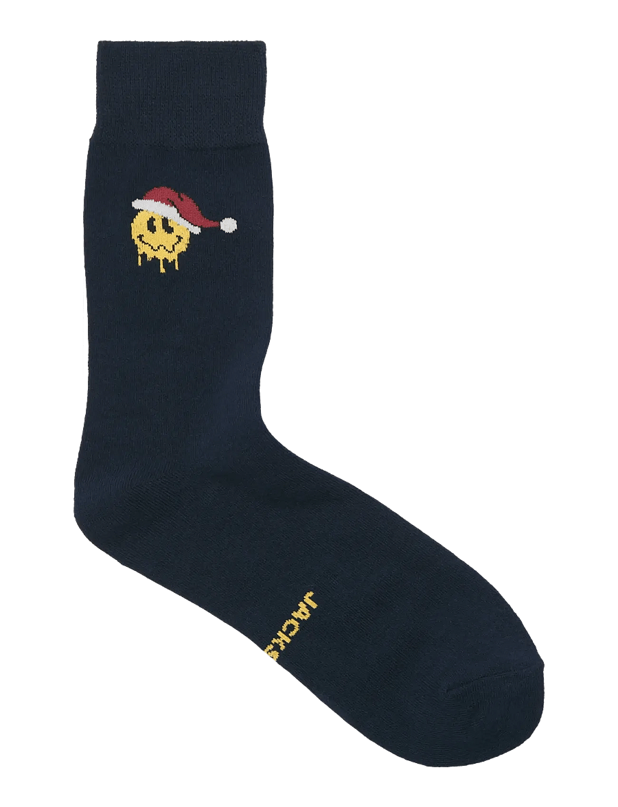 Jack & Jones - JACXMAS SMILEY SOCKS 3 PACK - outer space - 2