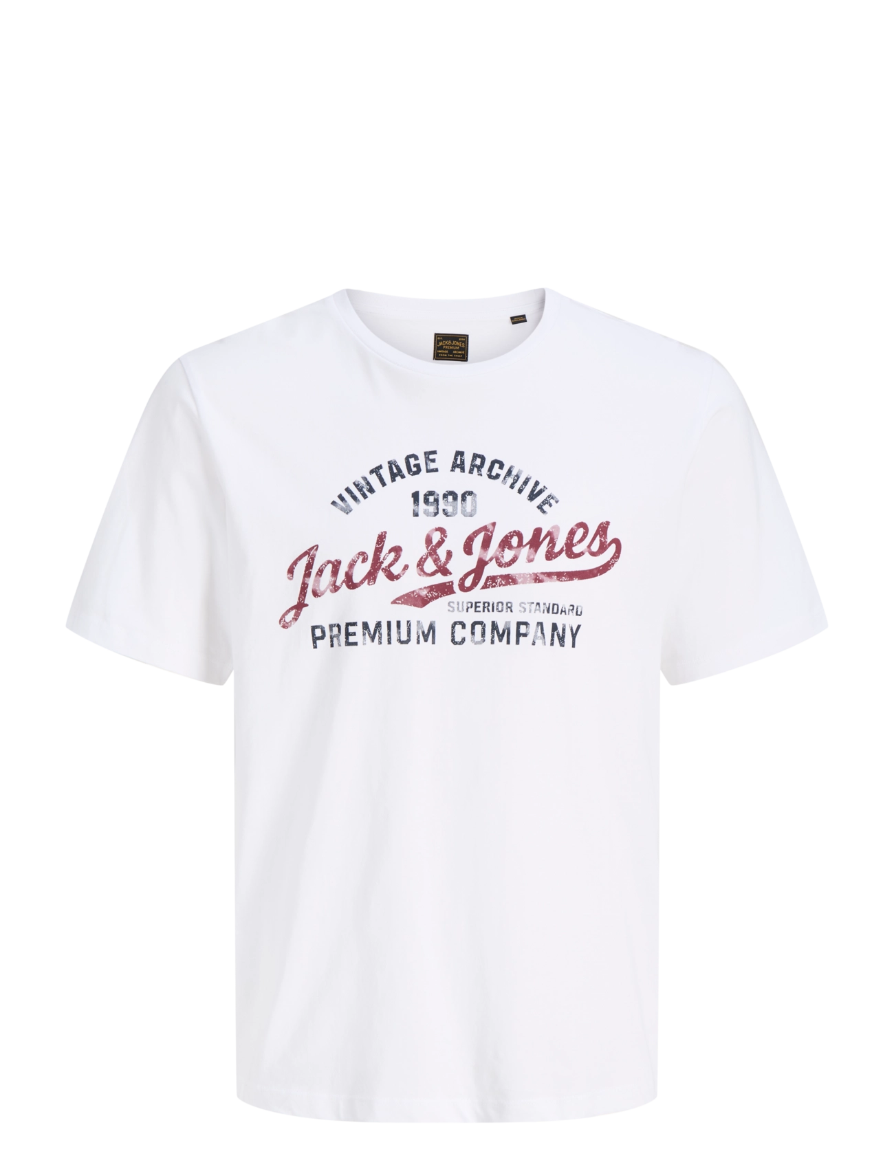 Jack & Jones JPRBLUMATEO SS TEE SMU - Short-sleeved t-shirts - BRIGHT WHITE / white