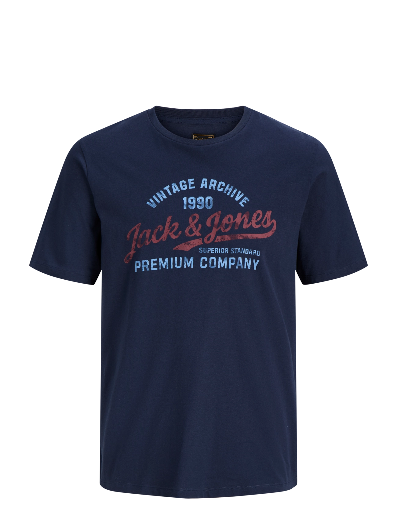 Jack & Jones JPRBLUMATEO SS TEE SMU - Short-sleeved t-shirts - NAVY BLAZER / navy