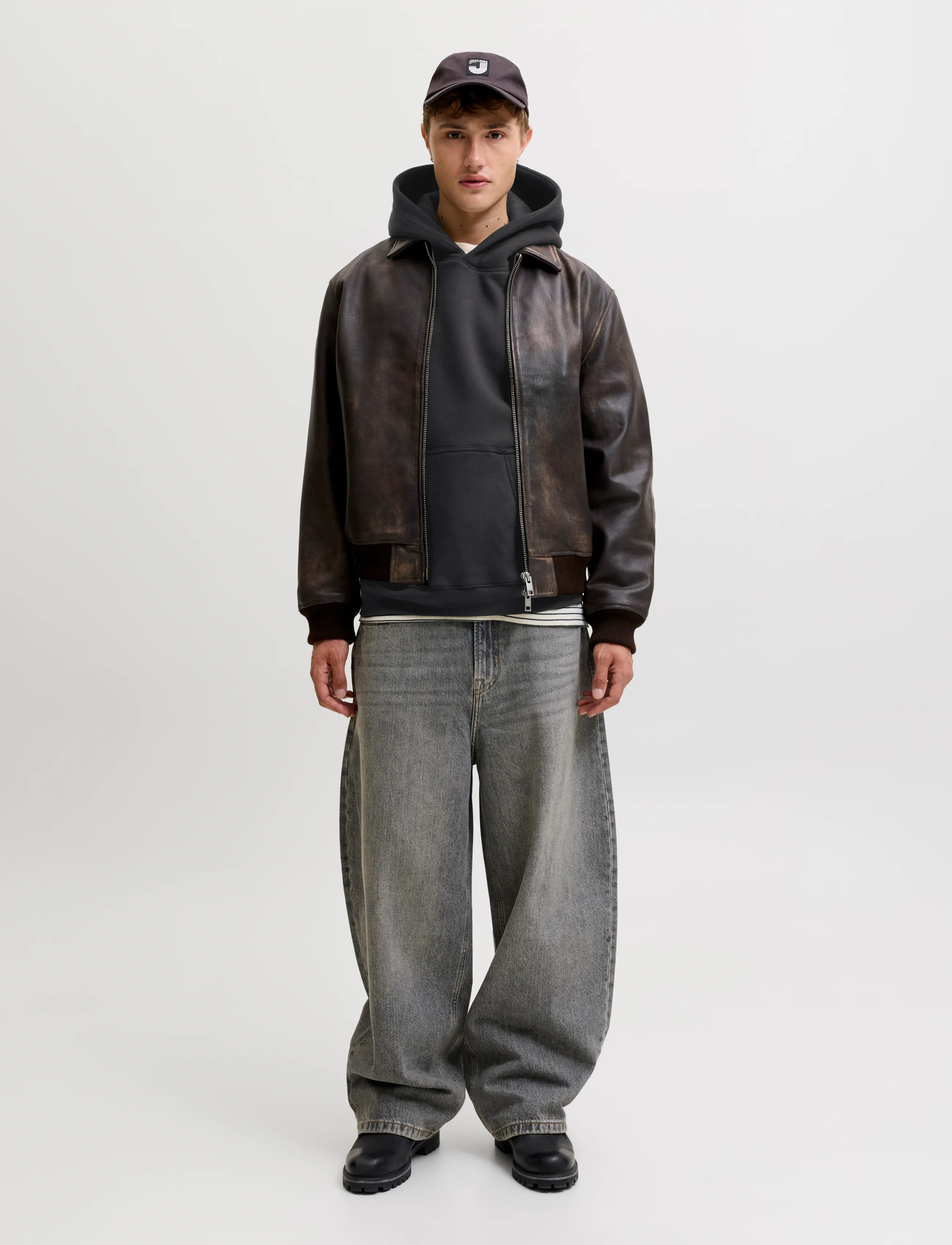 Jack & Jones - JORFREDERIKSBERG BACK SWEAT HOOD - collections - black - 4
