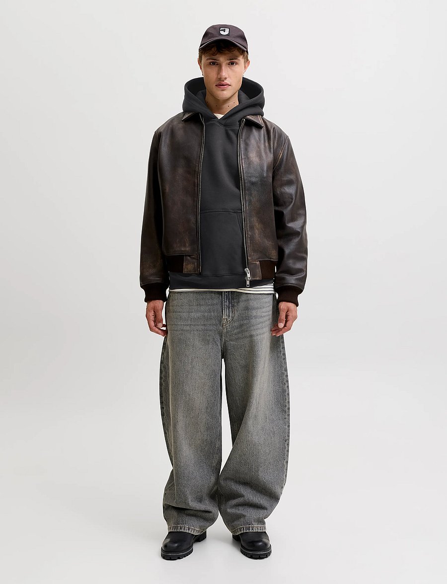 Jack & Jones - JORFREDERIKSBERG BACK SWEAT HOOD - kollektsioonid - black - 4