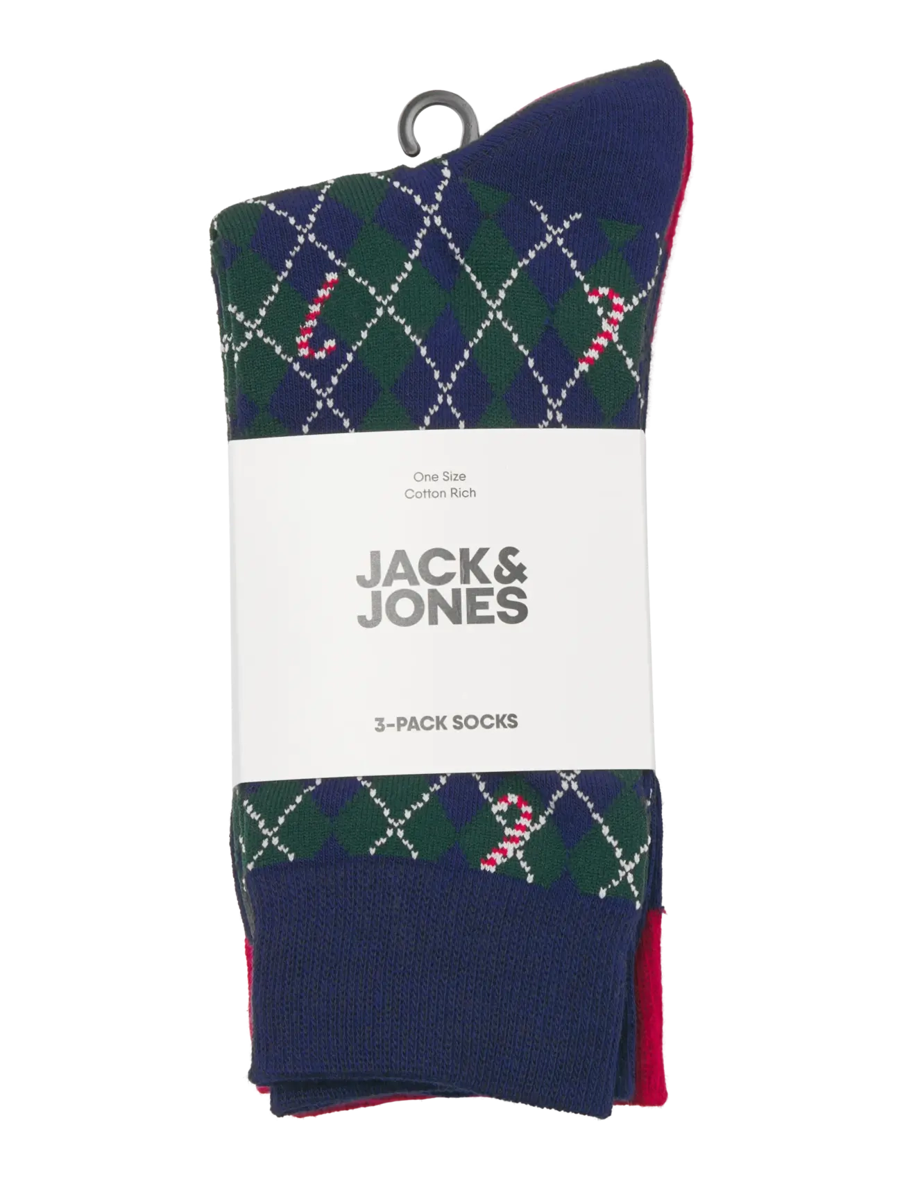 Jack & Jones - JACHAPPY HOLIDAYS SOCKS 3 PACK - ocean cavern - 1