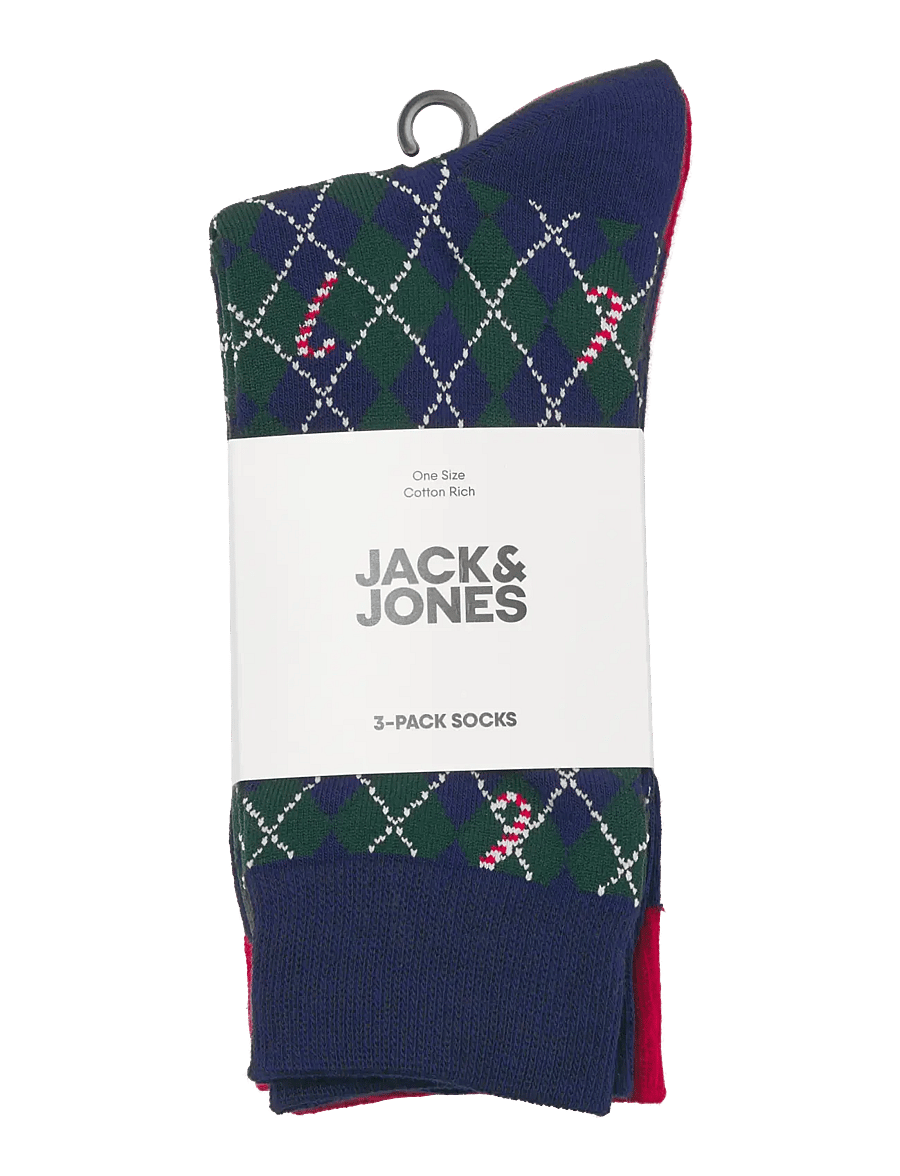 Jack & Jones - JACHAPPY HOLIDAYS SOCKS 3 PACK - ocean cavern - 1