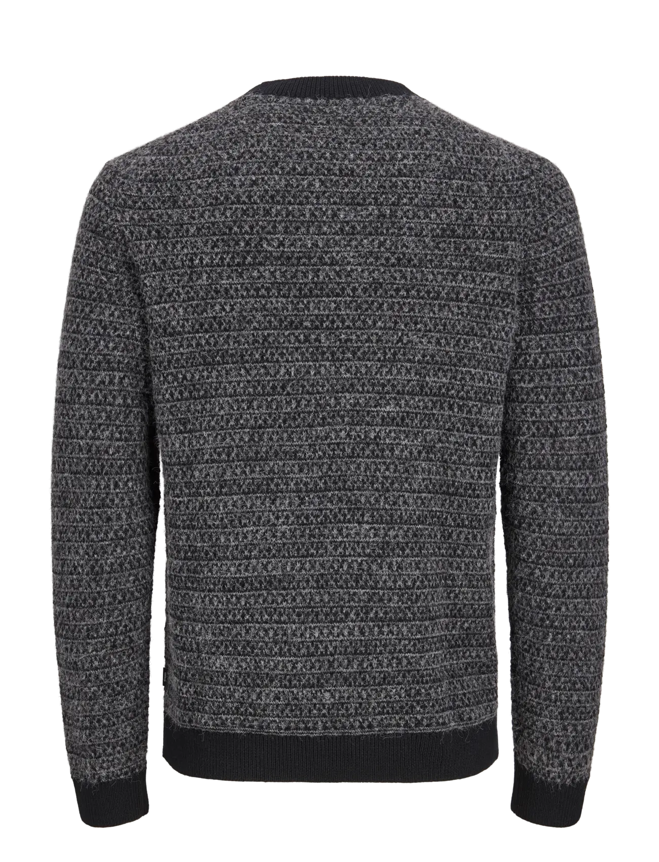 Jack & Jones - JPRBLACAM KNIT CREW NECK - round necks - black - 1