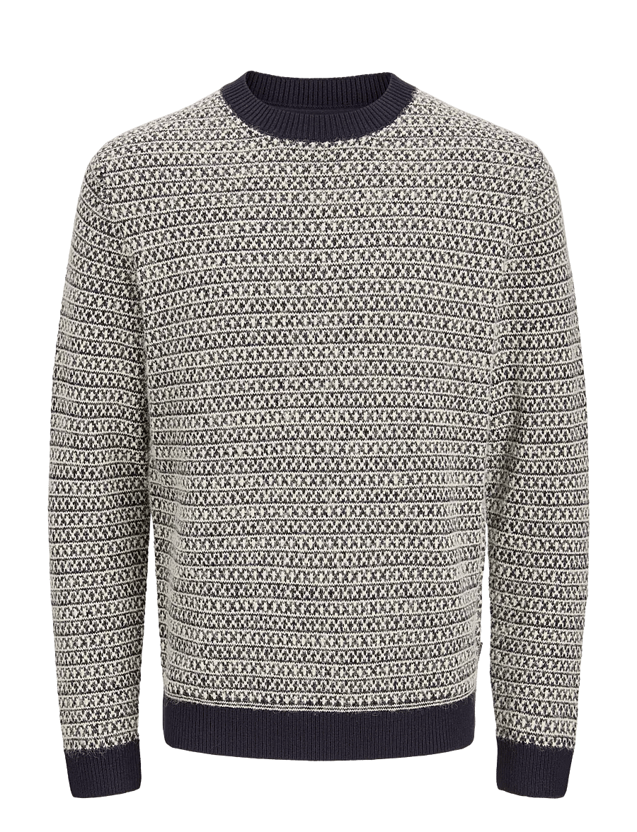 Jack & Jones - JPRBLACAM KNIT CREW NECK - rundhalsad - night sky - 0