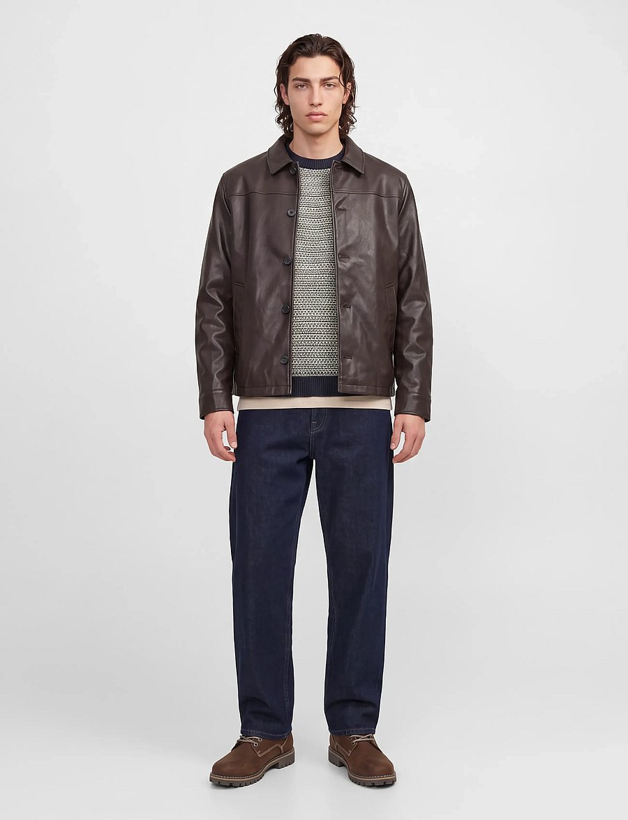 Jack & Jones - JPRBLACAM KNIT CREW NECK - rundhalsad - night sky - 2