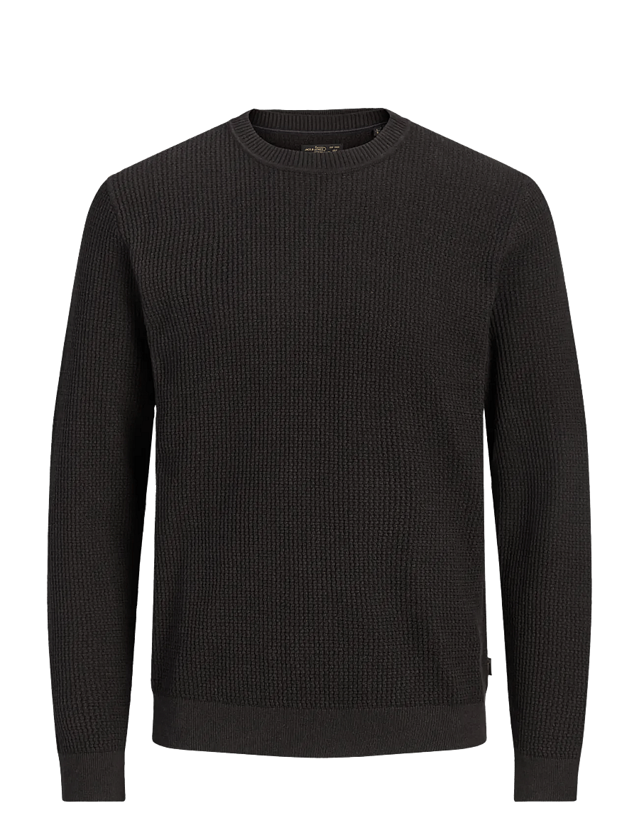Jack & Jones - JPRBLUSTANLEY KNIT CREW NECK BF LN - Ümara kaelusega - ganache - 0