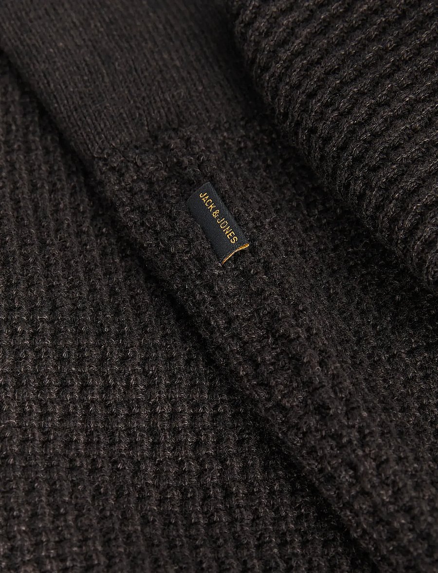 Jack & Jones - JPRBLUSTANLEY KNIT CREW NECK BF LN - Ümara kaelusega - ganache - 3