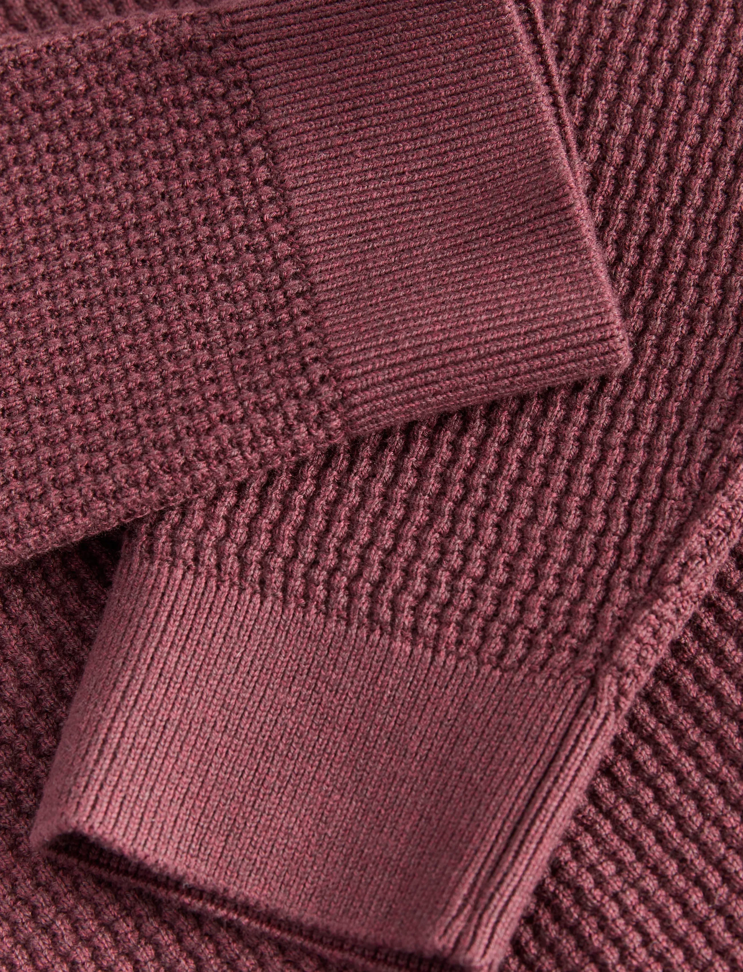 Jack & Jones - JPRBLUSTANLEY KNIT CREW NECK BF LN - Ümara kaelusega - tawny port - 3