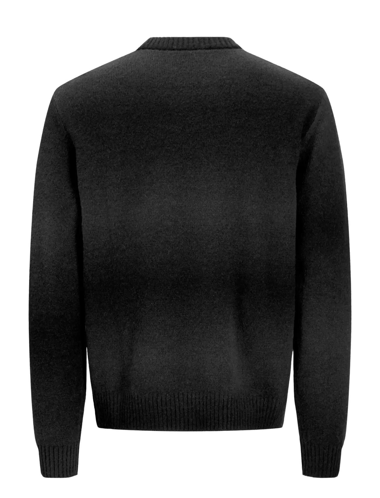 Jack & Jones - JORTORONTO KNIT SPACE DYE CREW NECK BF - rundhalsad - black - 1