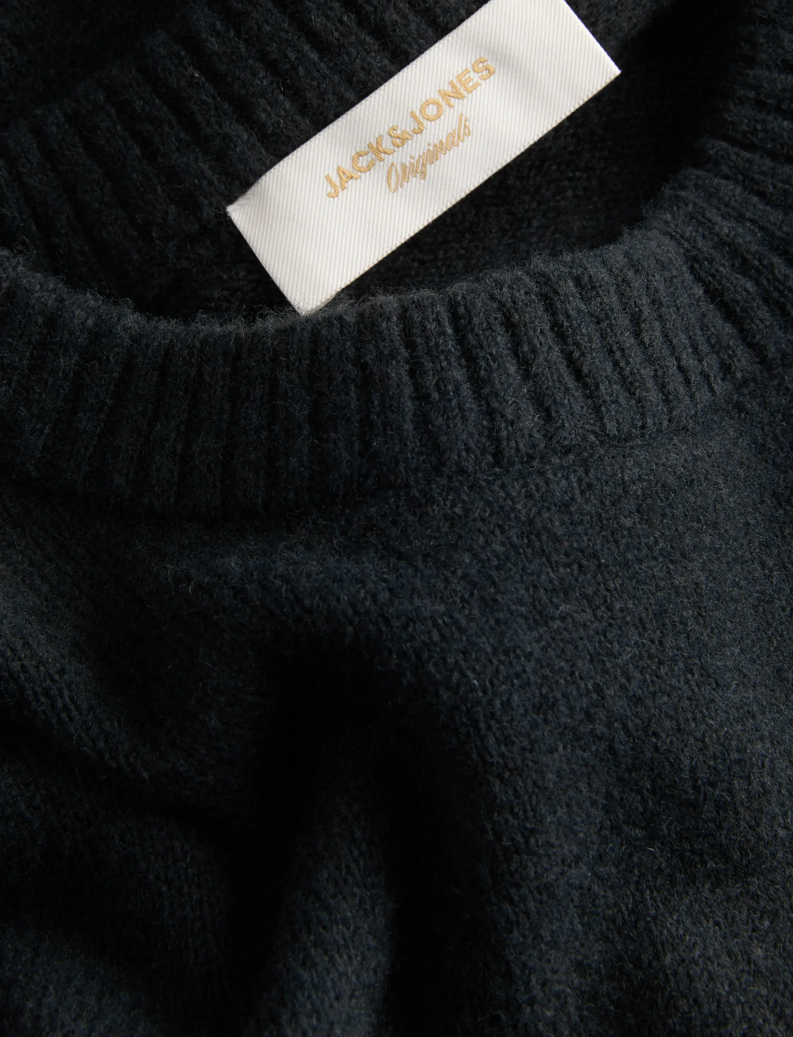 Jack & Jones - JORTORONTO KNIT SPACE DYE CREW NECK BF - rund hals - black - 2