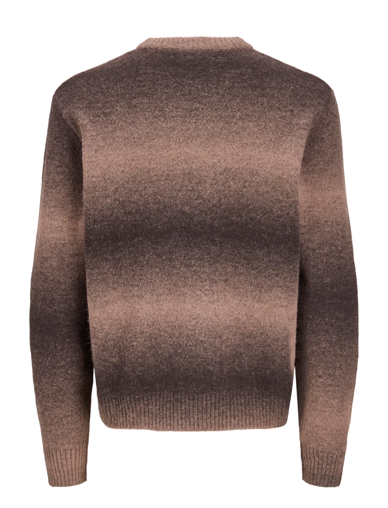 Jack & Jones - JORTORONTO KNIT SPACE DYE CREW NECK BF - rund hals - chocolate torte - 1