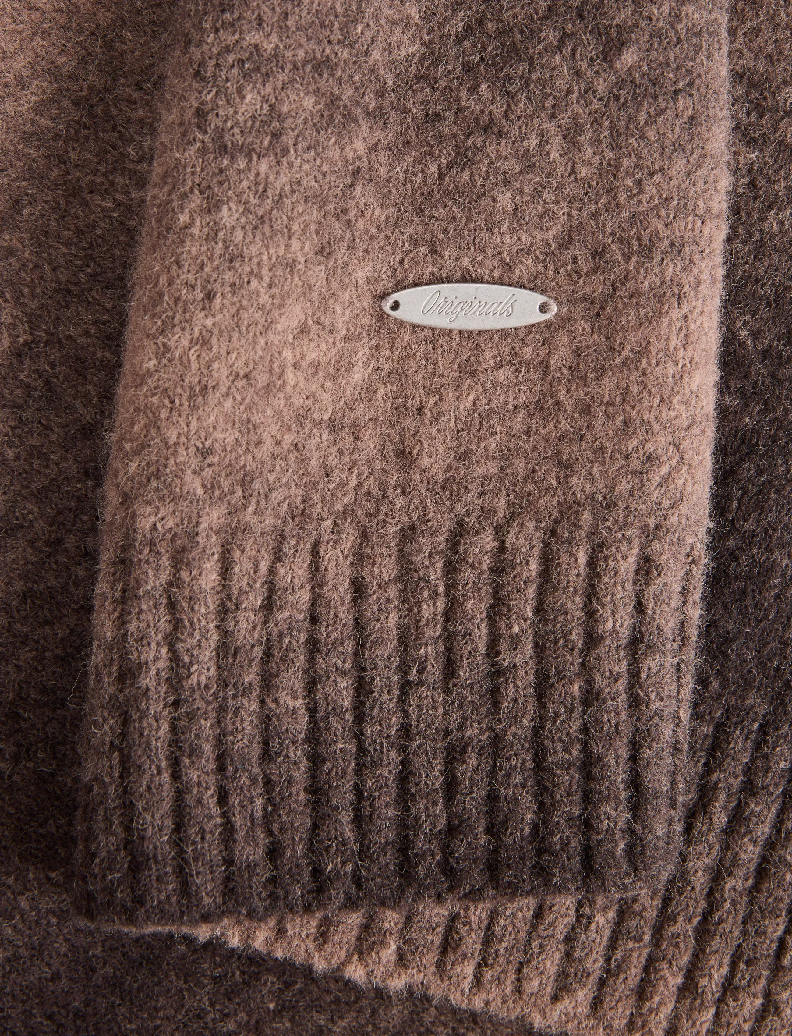 Jack & Jones - JORTORONTO KNIT SPACE DYE CREW NECK BF - rund hals - chocolate torte - 2