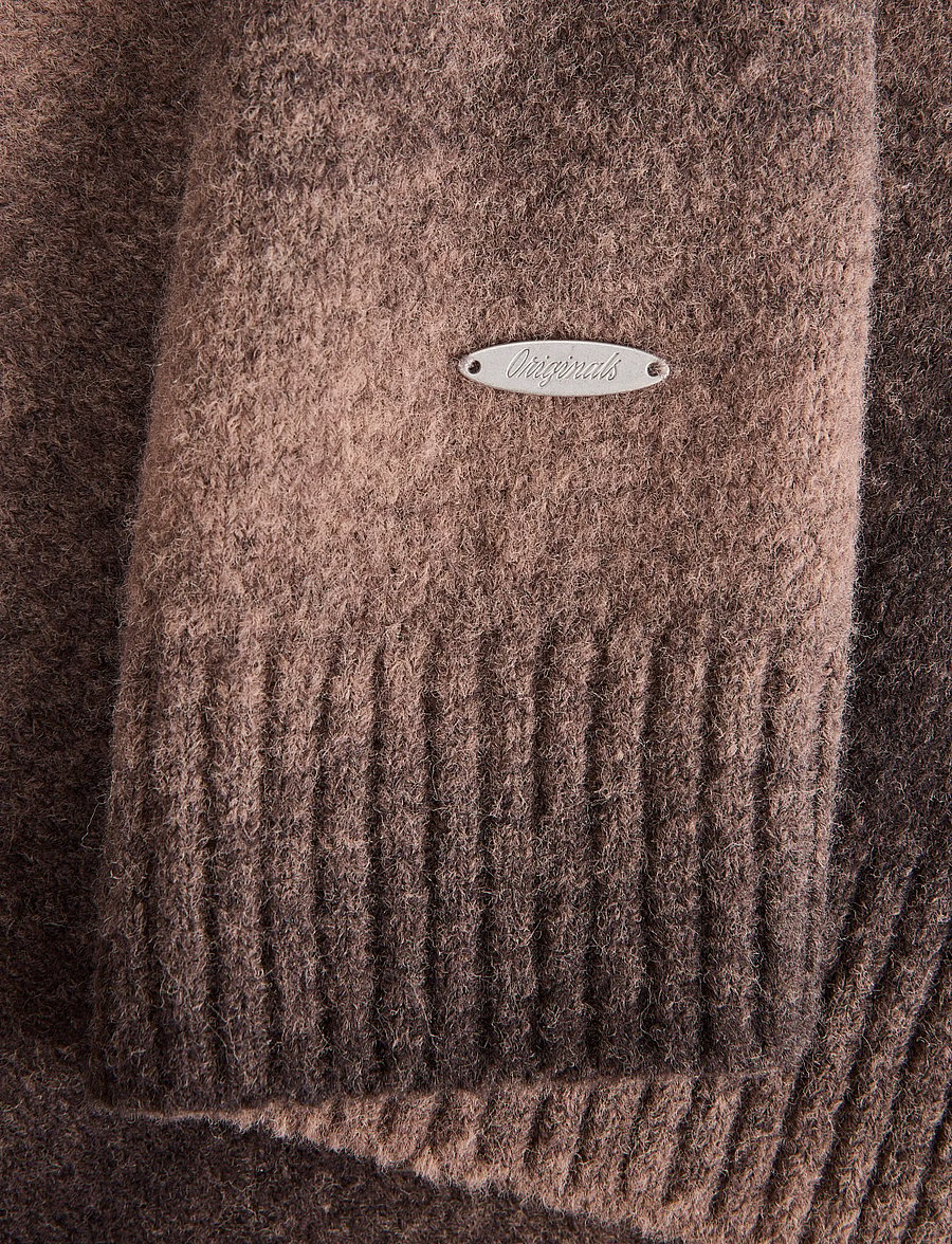 Jack & Jones - JORTORONTO KNIT SPACE DYE CREW NECK BF - rund hals - chocolate torte - 2