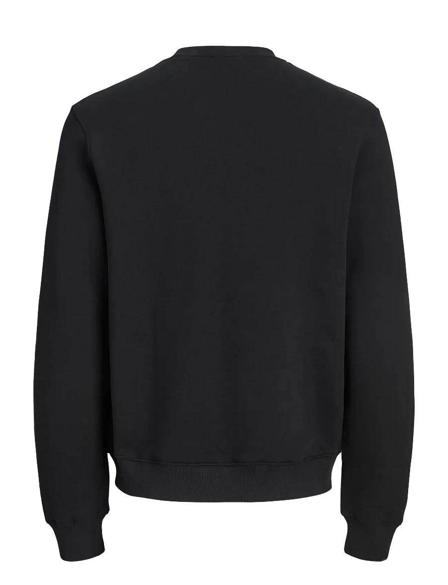 Jack & Jones - JORTORONTO EMB FRONT SWEAT CREW NECK BF - sweatshirts - black - 2